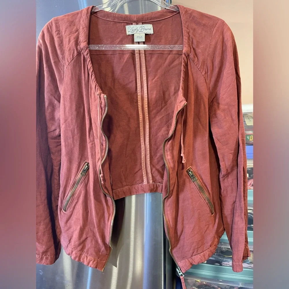 Lucky Brand linen blend jacket size Small - Picture 5 of 7